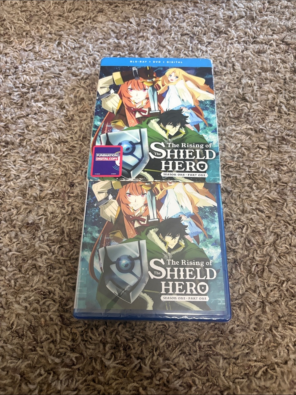 The Rising of the Shield Hero - Blu-ray/DVD + Digital Sealed season 1 Part 1